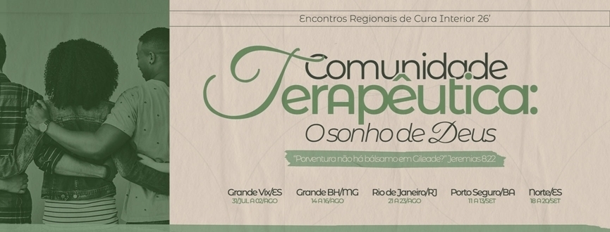 Encontros Regionais de Cura Interior 2026