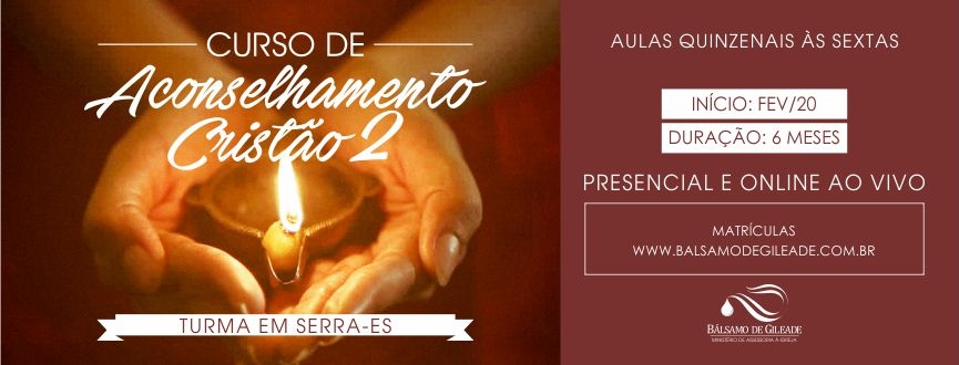 Curso Aconselhamento Cristão 2